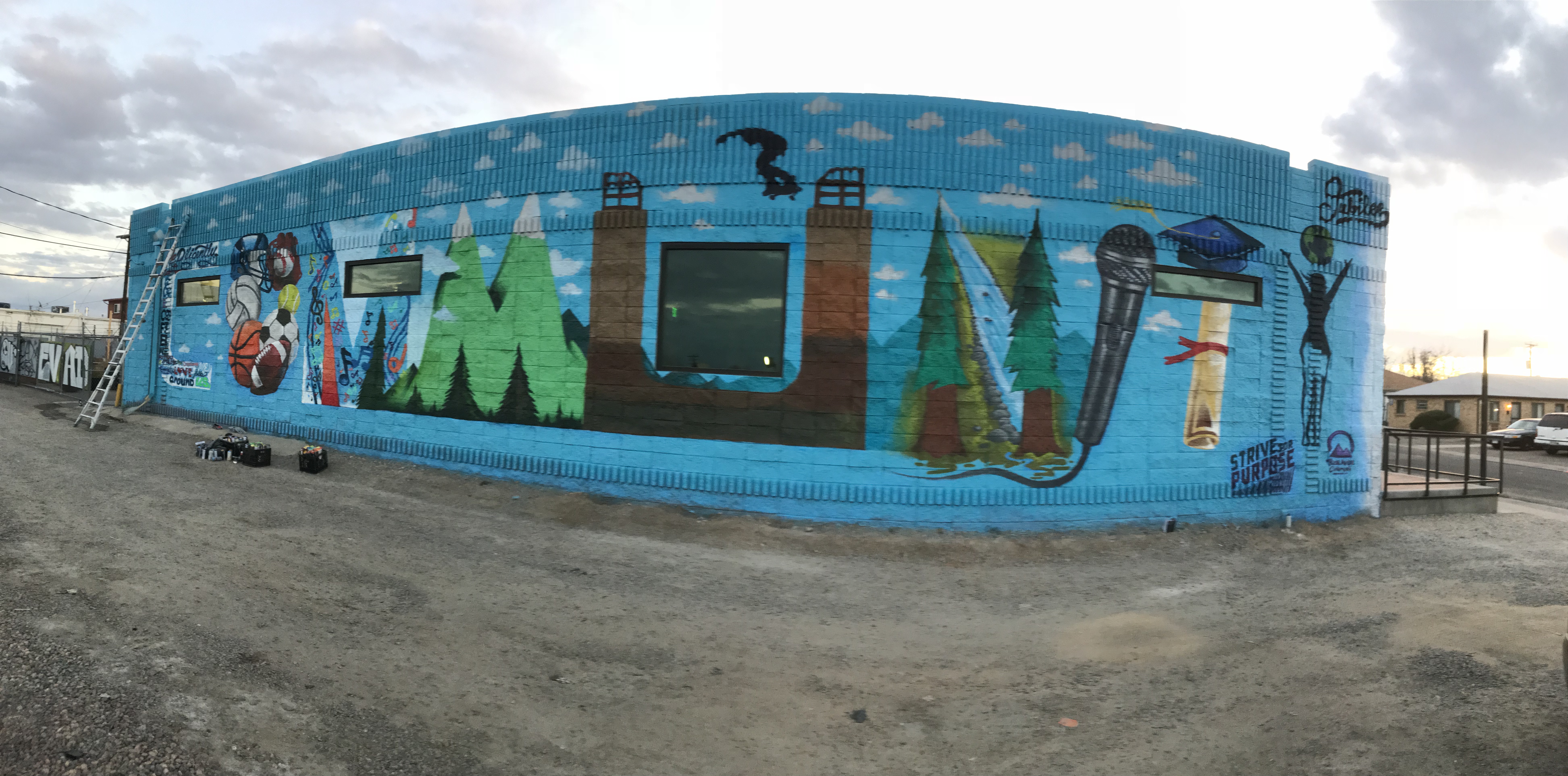 Aurora Mural