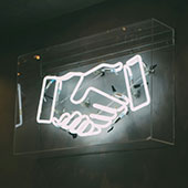 social handshake