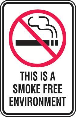 anti smoking sign