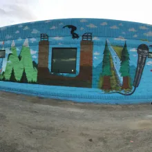 Aurora Mural