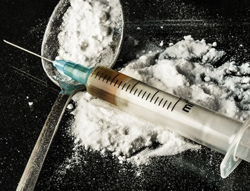 heroin needle